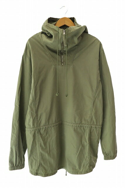 ノンネイティブ nonnative EXPLORER HOODED SHIRT COTTON MINI HERRINGBONE エクスプローラー ミニ ヘリンボーン コットン フーデッド シャツ NN-S2416 2 緑 グリーン ブランド古着ベクトル 中古 ●260704 メンズ