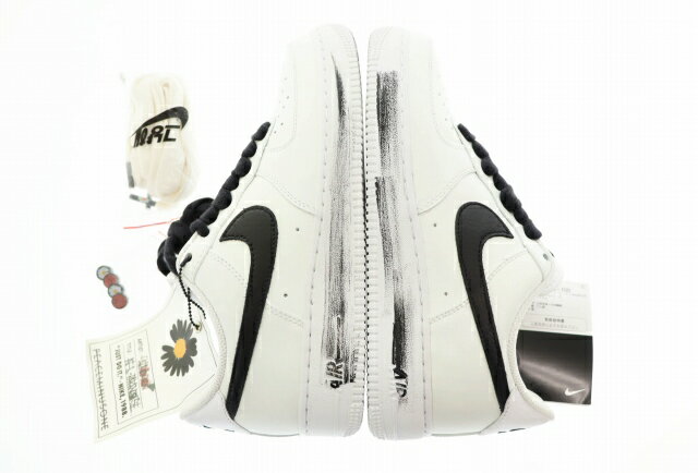 【中古】ナイキ NIKE ×PEACEMINUSONE ピースマイナスワン AIR FORCE 1 07 PARANOISE 2.0 エアフォース1 ロー パラノイズ ジードラゴン DD3223-100 26 ホワイト ブラック ブランド古着ベクトル 中古☆AA★▲■250904 メンズ