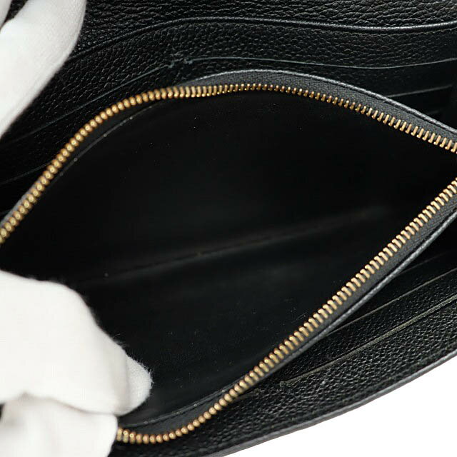 【中古】ルイヴィトン LOUIS VUITTON モノグラム アンプラント ポルトフォイユ サラ 二つ折り 長財布 M61182 ノワール 黒ブラック ブランド古着ベクトル 中古☆AA★▲■251011 メンズ レディース