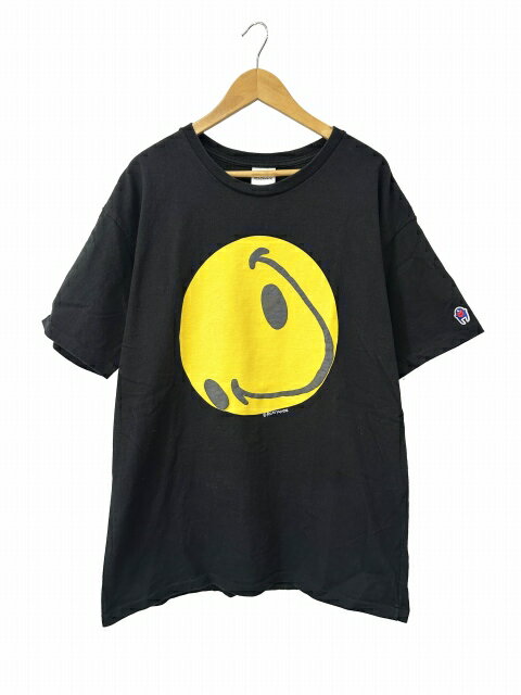 樂天商城 - 【中古】レディメイド READYMADE COLLAPSED FACE T-SHIRT プリント 半袖 Tシャツ RE-CO-BK-00-00-143 XL 黒 ブラック ブランド古着ベクトル 中古260504 メンズ