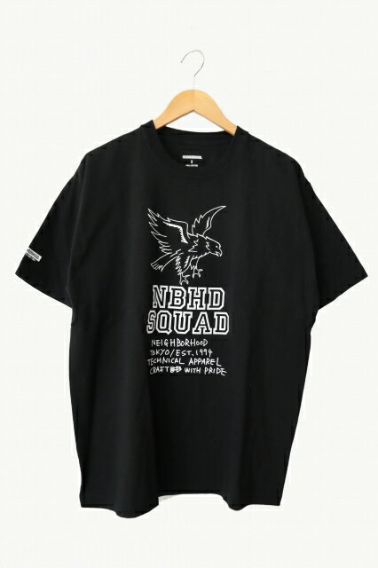 Rakuten - 【中古】ネイバーフッド NEIGHBORHOOD 22SS NH-13/C-TEE.SS プリント 半袖 Tシャツ 221PCNH-ST13 S 黒 ブラック ブランド古着ベクトル 中古 260506 メンズ