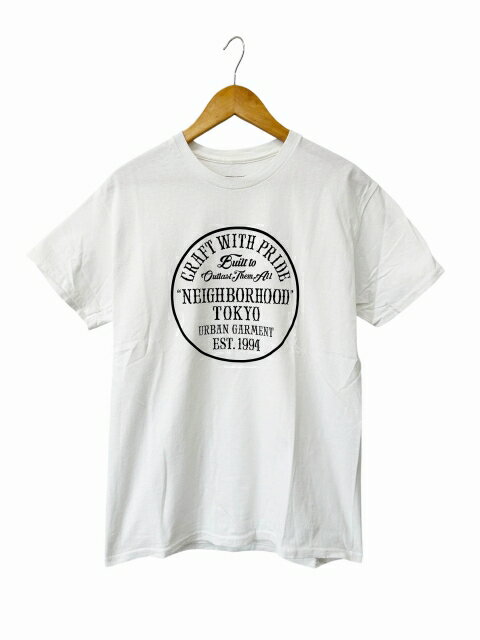 乐天商城 - 【中古】ネイバーフッド NEIGHBORHOOD 23SS NH231 SPOT.TEE SS-14 ロゴ プリント 半袖 Tシャツ 231LBNH-STM02S M 白 ホワイト ブランド古着ベクトル 中古260506 メンズ