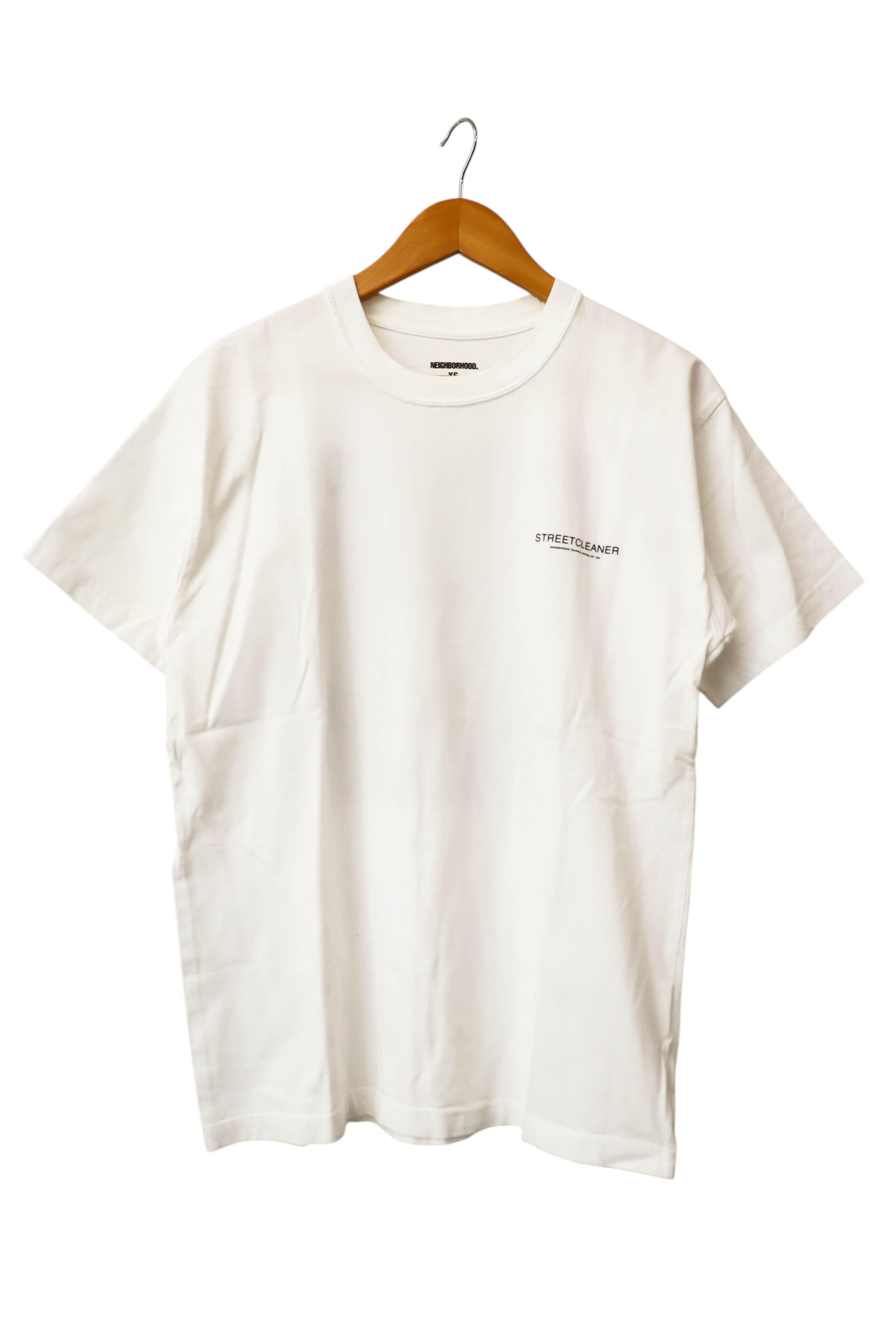 乐天商城 - 【中古】ネイバーフッド NEIGHBORHOOD 21SS STREET CLEANER/C-TEE ストリート クリーナー 半袖 Tシャツ 211PCNH-ST10 XS 白 ホワイト ブランド古着ベクトル 中古 260506 メンズ