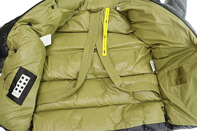 【中古】モンクレール MONCLER GENIUS ジーニアス 21AW DERVO GIUBBOTTO デルヴォ アイコン ロゴ ワッペン刺繍 ダウン ジャケット G20921A00033 0 黒ブラック ブランド古着ベクトル 中古251028 メンズ