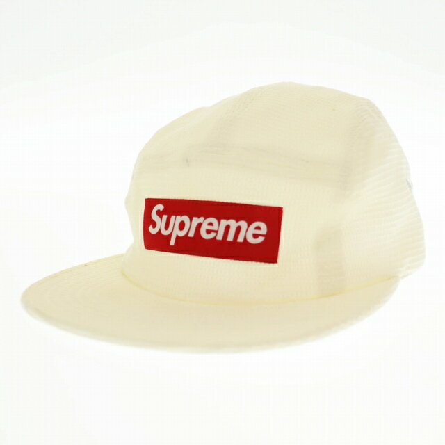 【中古】シュプリーム SUPREME Waffle Camp Cap ロゴ ワッフル キャンプ キャップ 帽子 白 ホワイト ブランド古着ベクトル 中古 ☆AA★▲ 251018