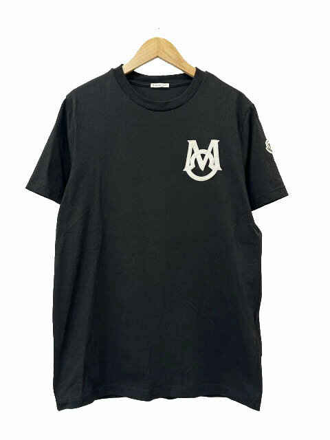 モンクレール 22SS フロントロゴワッペン Tシャツ 半袖 XS 黒 モンクレール 22SS フロントロゴワッペン Tシャツ 半袖 XS 黒 【公式通販】