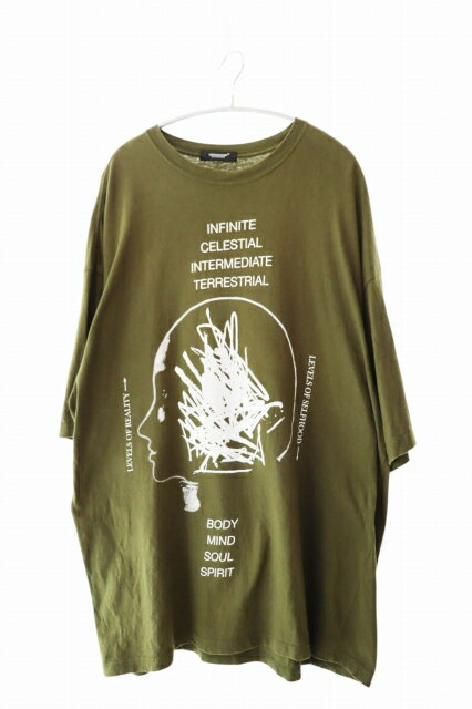 乐天商城 - 【中古】アンダーカバー UNDERCOVER 22SS OVERSIZE S/S TEE OLIVE UC1B4893-2 プリント オーバーサイズ 半袖 Tシャツ 3 オリーブ ブランド古着ベクトル 中古260308 メンズ