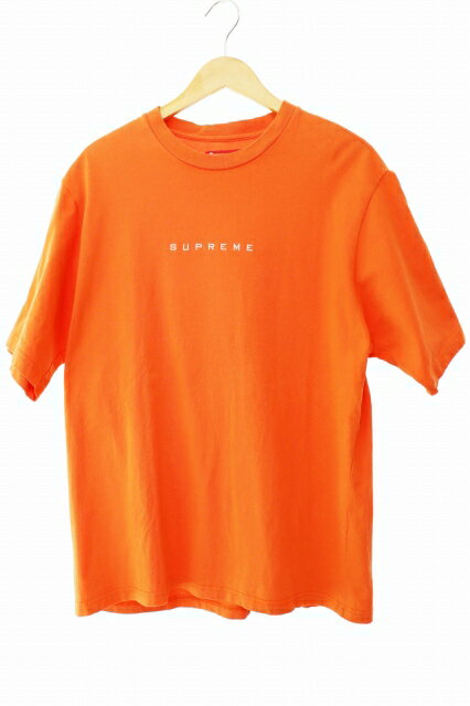 乐天商城 - 【中古】シュプリーム SUPREME 24SS University S/S Top ロゴ 刺繍 ユニバーシティ 半袖 Tシャツ M オレンジ ブランド古着ベクトル 中古☆AA★260201 メンズ