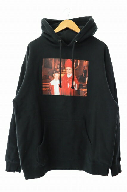 Rakuten - 【中古】Paradis3 パラダイス Aidan and Pope Hoodie プリント プルオーバー フーディー パーカー L 黒 ブラック ブランド古着ベクトル 中古●251227 メンズ