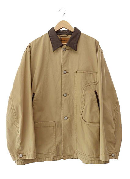 Rakuten - 【中古】MATSUFUJI マツフジ 25AW Connected Pocket Drill Jacket コネクテッド ポケット ワンウォッシュ ドリル ワーク ジャケット M253-1412A 3 ベージュ ブランド古着ベクトル 中古■251231 メンズ