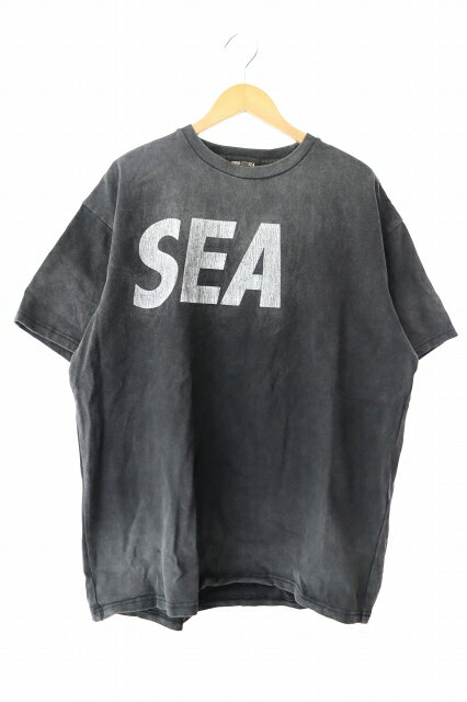 【中古】ウィンダンシー WIND AND SEA テック シグネチャー 半袖 Tシャツ WDS-SIG-24-Q4-CS-03 XL 黒 ブラック ブランド古着ベクトル 中古260220 メンズ