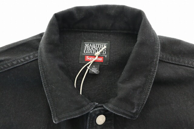 【中古】シュプリーム SUPREME ×Marithe Francois Girbaud マリテフランソワジルボー 25SS Denim Trucker Jacket デニム トラッカー ジャケット L 黒 ブラック ブランド古着ベクトル 中古☆AA★■ 260215 メンズ
