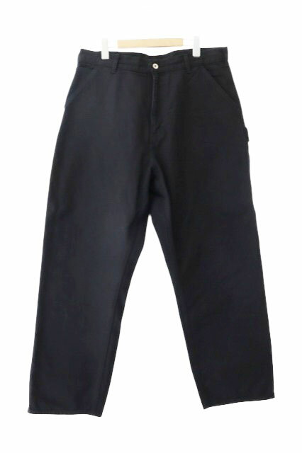 Rakuten - 【中古】シークエル SEQUEL 25AW PAINTER PANTS TYPE-P BLACK ロゴ ペイント ペインター パンツ XL 黒ブラック ブランド古着ベクトル 中古260217 メンズ