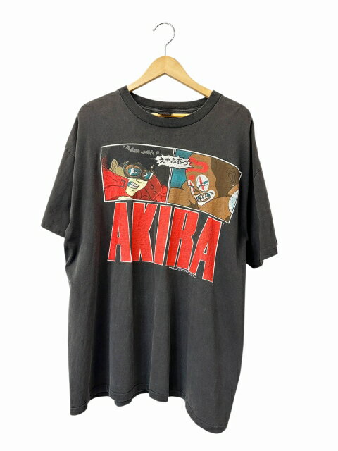 【中古】ヴィンテージ VINTAGE 90s 1988 AKIRA KANEDA VS JOKER FASHION VICTIM アキラ 金田正太郎 VS ジョーカー Tシャツ アニメT 半袖 XL 黒 ブラック ブランド古着ベクトル 中古 260207 メンズ
