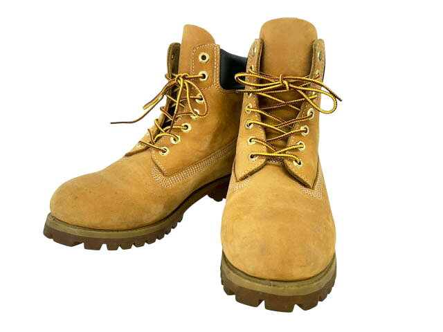【中古】ティンバーランド Timberland 6INCH PREMIUM WATERPROOF BOOT 6インチ プレミアム ウォータープルーフ レースアップ ブーツ 10061 7 ウィート ブランド古着ベクトル 中古▲260818 メンズ