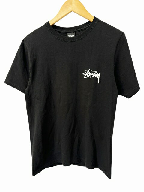 【中古】ステューシー STUSSY 23SS KITTENS TEE ロゴ 子猫 プリント 半袖 Tシャツ S 黒 ブラック ブランド古着ベクトル 中古260220 メンズ