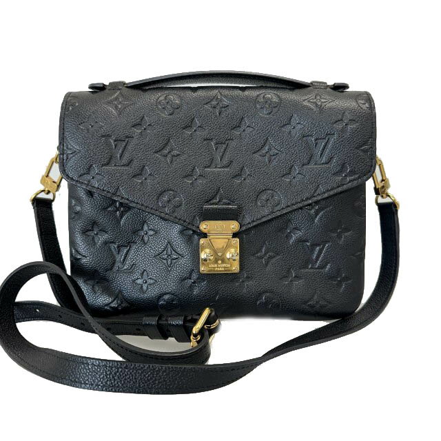 【中古】ルイヴィトン LOUIS VUITTON モノグラム アンプラント ポシェット メティス MM ショルダー バッグ M41487 紺 ネイビー ブランド古着ベクトル 中古▲■260205 メンズ レディース