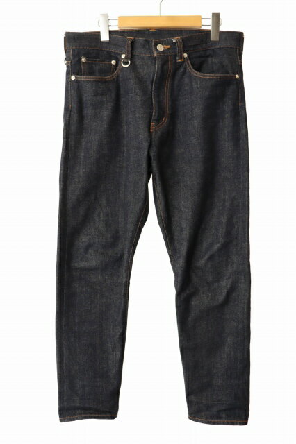 樂天商城 - 【中古】ユニフォームエクスペリメント uniform experiment 23AW RIGID DENIM TAPERED PANTS リジット デニム テーパード パンツ ジーンズ UE-232005 1 インディゴ ブランド古着ベクトル 中古●260204 メンズ