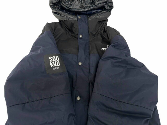 【中古】アンダーカバー UNDERCOVER ×THE NORTH FACE ノースフェイス 23AW Soukuu 50/50 Mountain Jacket 創空 マウンテン ダウン ジャケット M/L 紺ネイビー ブランド古着ベクトル 中古260211 メンズ