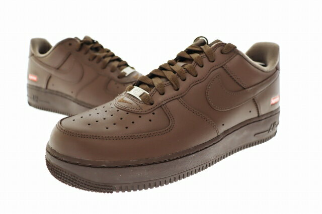 Rakuten - 【中古】ナイキ NIKE ×SUPREME シュプリーム AIR FORCE 1 LOW Baroque Brown エアフォース 1 ロー バロックブラウン CU9225-200 28 ブランド古着ベクトル 中古☆AA★▲■260302 メンズ