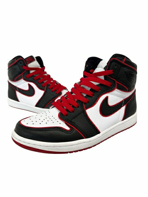 ナイキ NIKE AIR JORDAN 1 RETRO HIGH OG Blood Line エアジョーダン1 ハイ ブラッド ライン 555088-062 26 ブランド古着ベクトル中古▲■260816 メンズ