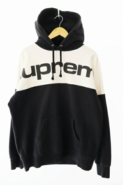Black Sweatshirt Hooded Up Zip Racing Fox Supreme 黒　パーカー Sweatshirt Hooded Blocked Supreme Men's US - FW25 - トップス