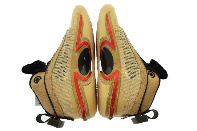 【中古】ナイキ NIKE ×Rui Hachimura 八村塁 AIR JORDAN 36 SE RUI Twine Gym Red エア ジョーダン 36 トワイン ジム レッド DO2494-260 28 ベージュ ブランド古着ベクトル 中古▲■260316 メンズ