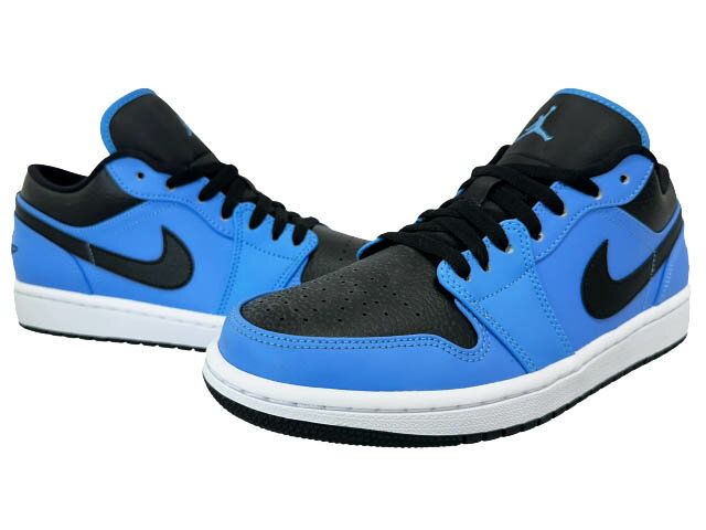楽天市場】nike air jordan 1 low university blue/blackの通販