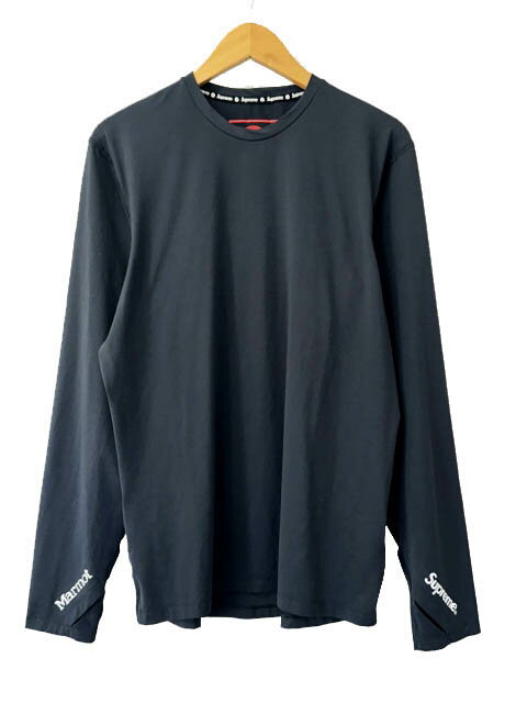 Rakuten - 【中古】シュプリーム SUPREME ×Marmot マーモット 25AW Base Layer L/S Top ベース レイヤー ロングスリーブ トップ 長袖Tシャツ M 紺ネイビー ブランド古着ベクトル 中古☆AA★260328 メンズ