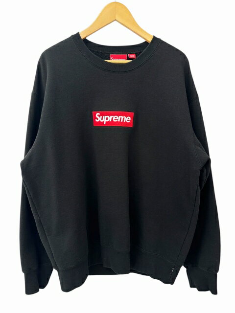 Rakuten - 【中古】シュプリーム SUPREME 22AW Box Logo Crewneck ボックス ロゴ クルーネック スウェット トレーナー L 黒 ブラック ブランド古着ベクトル 中古☆AA★260327 メンズ