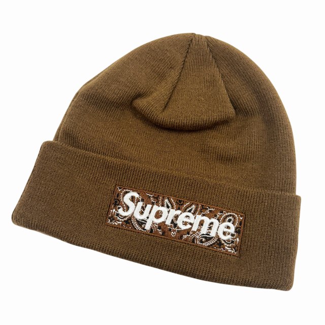 Supreme ニット帽 ブラウン Supreme（シュプリーム） ニットキャップ ブラウン : カインドオル