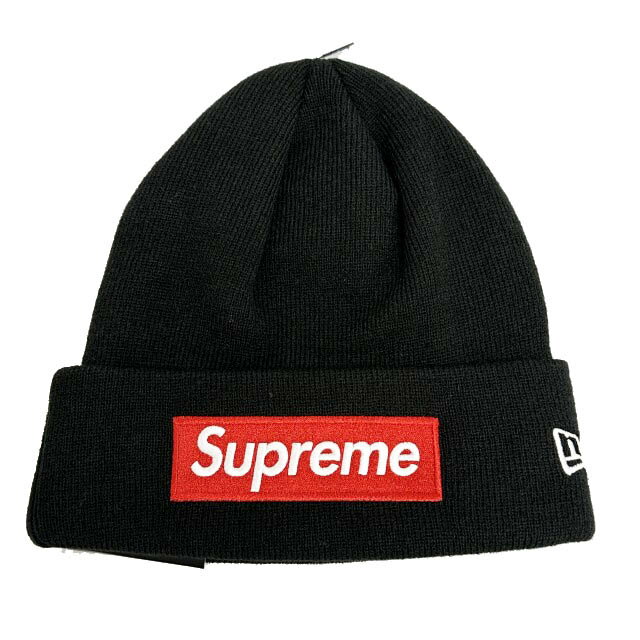 【中古】シュプリーム SUPREME ×NEWERA ニューエラ 22AW Box Logo Beanie BLACK ボ...