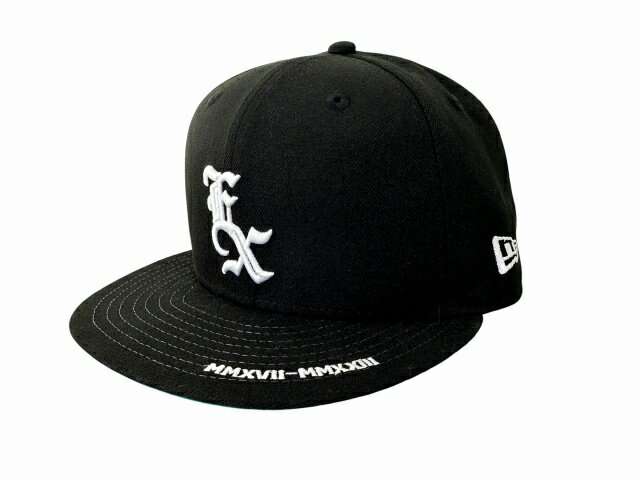 乐天商城 - 【中古】ニューエラ NEW ERA ×EXAMPLE エグザンプル 59FIFTY ロゴ ベースボール キャップ 7 黒 ブラック ブランド古着ベクトル 中古▲■260523 メンズ