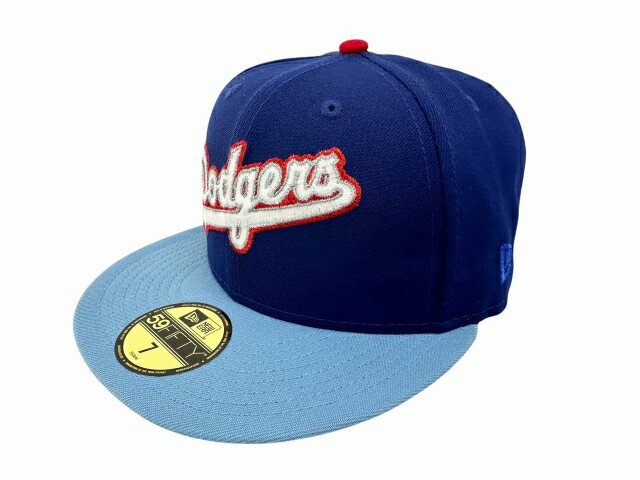 Rakuten - 【中古】ニューエラ NEW ERA Los Angeles Dodgers 59FIFTY CO OHTANI ロサンゼルス ドジャース 大谷 刺繍 ベースボール キャップ 7 ブルー ブランド古着ベクトル 中古▲■260527 メンズ