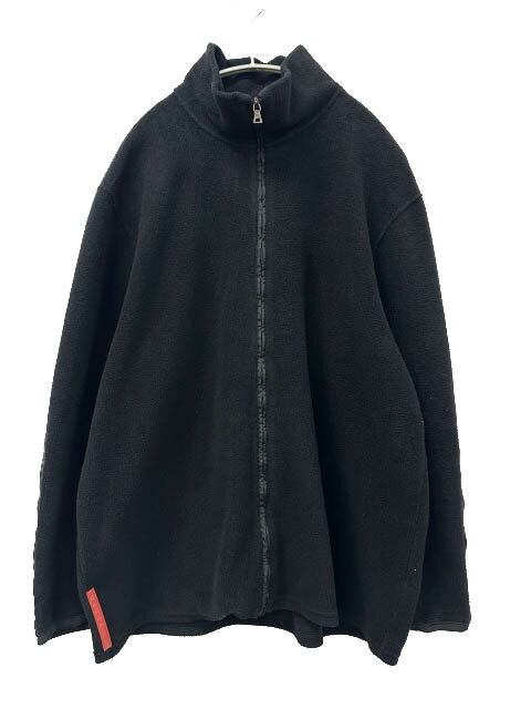 Rakuten - 【中古】プラダ PRADA SPORT スポーツ 00s archive fleece zip up jacket アーカイブ フリース ジップアップ ジャケット 黒ブラック ブランド古着ベクトル 中古260329 メンズ