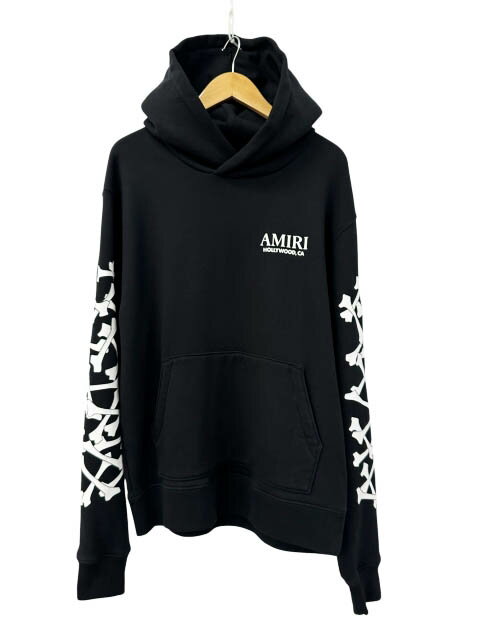 Rakuten - 【中古】アミリ AMIRI 24AW BONES STACKED HOODIE ボーンズ スタックド フーディー プルオーバー パーカー AMJYHD1051-001 L 黒ブラック ブランド古着ベクトル 中古☆AA★■260501 メンズ