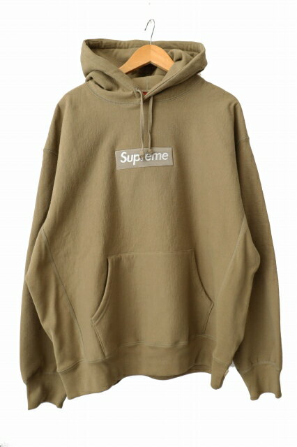樂天商城 - 【中古】シュプリーム SUPREME 23AW Box Logo Hooded Sweatshirt ボックス ロゴ フーデッド スウェット シャツ パーカー L ベージュ ブランド古着ベクトル 中古 ☆AA★ 260426 メンズ