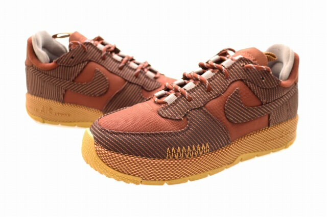 ナイキ NIKE Air Force 1 Low Wild Dark Pony エアフォース 1 ロー ワイルド ダーク ポニー FB2348-202 24 茶 ブラウン ブランド古着ベクトル 中古●▲260604 レディース