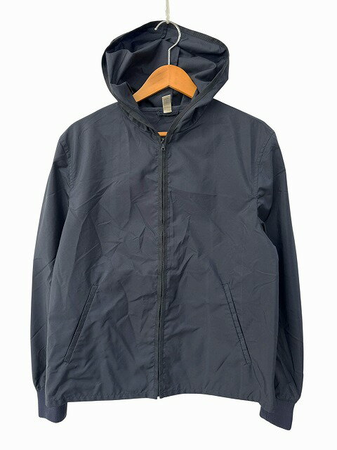 Rakuten - 【中古】ミュウミュウ miumiu 1999SS Nylon Zip Up Hoodie ナイロン ジップアップ フーディー ジャケット S ネイビー ブランド古着ベクトル 中古260317 メンズ
