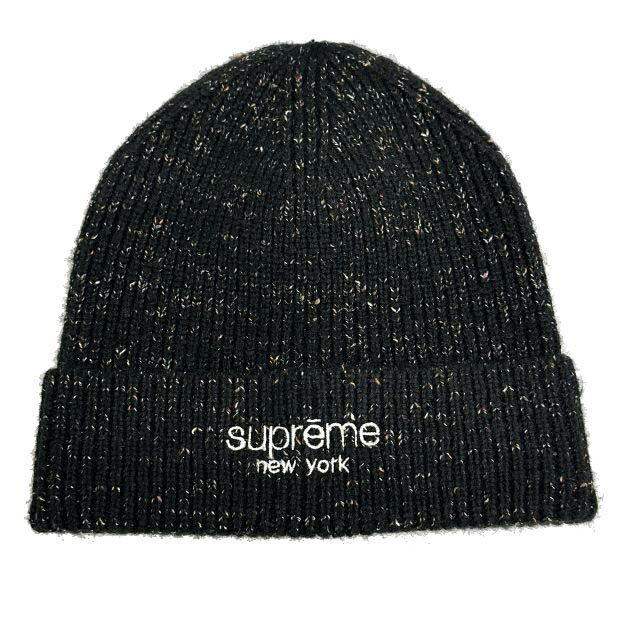 Rakuten - 【中古】シュプリーム SUPREME 22AW Rainbow Speckle Beanie ロゴ刺繍 レインボー スペックル ビーニー ニットキャップ 帽子 黒ブラック ブランド古着ベクトル 中古☆AA★▲260416 メンズ