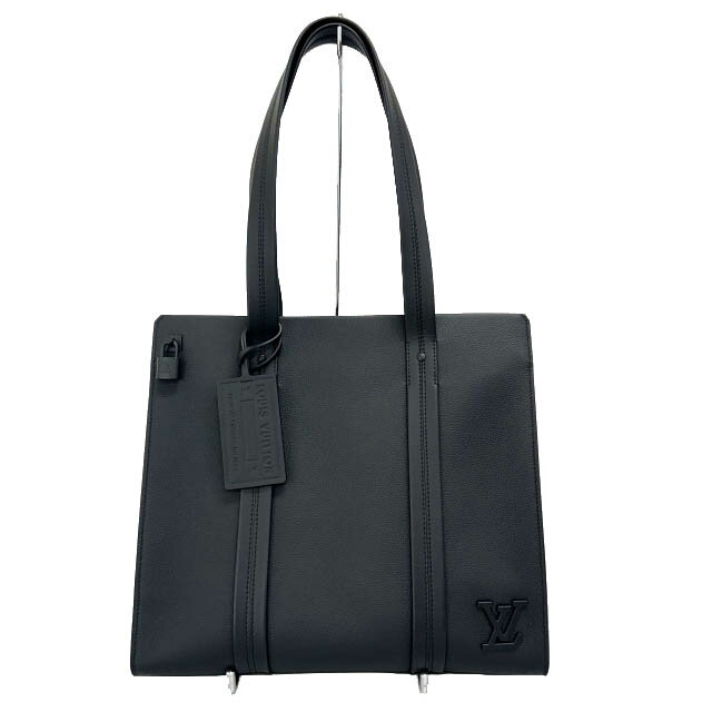 乐天商城 - 【中古】ルイヴィトン LOUIS VUITTON LVアエログラム テイクオフ レザー トート バッグ M57308 ノワール 黒ブラック ブランド古着ベクトル 中古▲■260320 メンズ レディース