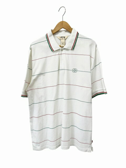 Rakuten - 【中古】ステューシー STUSSY 00s ポロシャツ L 白 ホワイト ブランド古着ベクトル 中古260510 メンズ