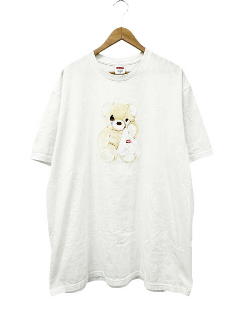 Rakuten - 【中古】シュプリーム SUPREME 25SS Bear Tee ベア ロゴ プリント 半袖Tシャツ XL 白ホワイト ブランド古着ベクトル 中古☆AA★260420 メンズ