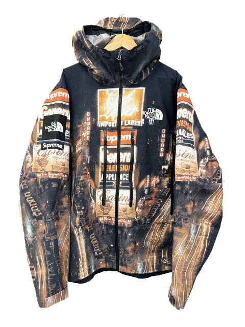 Rakuten - 【中古】シュプリーム SUPREME × THE NORTH FACE ノースフェイス 22AW Taped Seam Shell Jacket Times Square テープ シーム シェル ジャケット タイムズスクエア マウンテンパーカ XL 黒ブラック ブランド古着ベクトル 中古☆AA★260423 メンズ