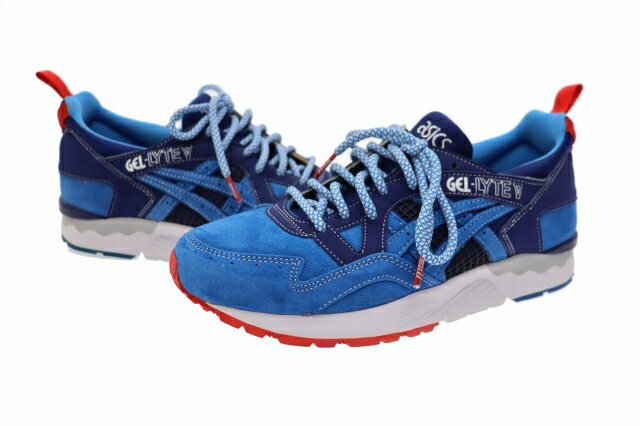 【中古】アシックス asics × mita sneakers ミタスニーカーズ GEL-LYTE 5 ゲル ライト 5 TQ6J4J 27 青 ブルー ブランド古着ベクトル 中古 ▲■260404 メンズ