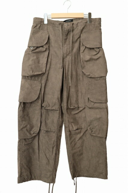 乐天商城 - 【中古】エンタイアスタジオ entire studio 22AW GOCAR CARGO PANTS ゴーカー カーゴ パンツ ES2104 S 茶 ブラウン ブランド古着ベクトル 中古 260430 メンズ