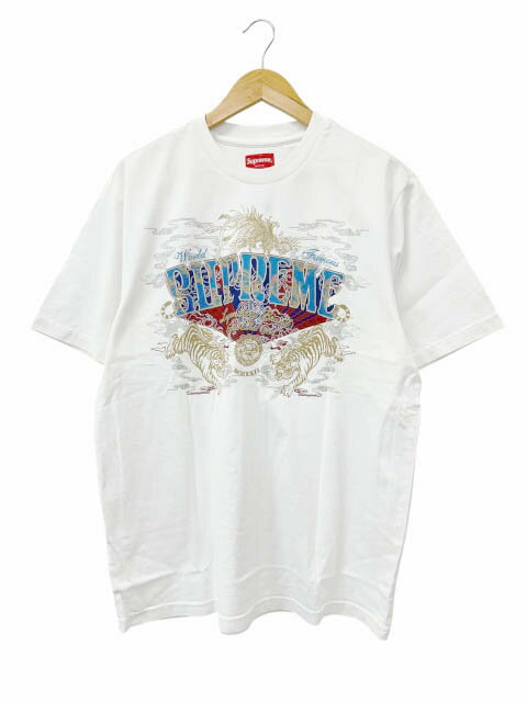 樂天商城 - 【中古】シュプリーム SUPREME 22SS Legendary S/S Top レジェンダリー ロゴ プリント 半袖Tシャツ M 白ホワイト ブランド古着ベクトル 中古☆AA★260427 メンズ