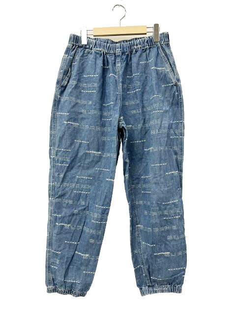 Rakuten - 【中古】シュプリーム SUPREME 19AW Dimensions Logo Denim Skate Pant ディメンション ロゴ デニム スケート パンツ M 青ブルー ブランド古着ベクトル 中古☆AA★260427 メンズ