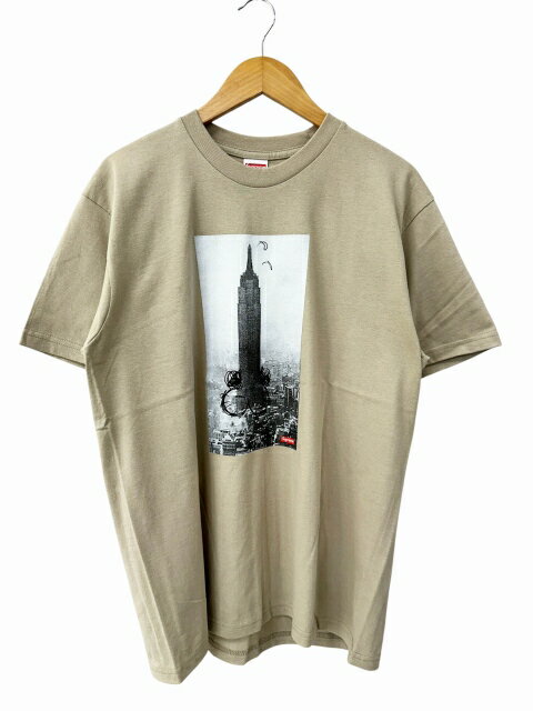 乐天商城 - 【中古】シュプリーム SUPREME 18AW Mike Kelley Empire State Building Tee マイク ケリー エンパイア ステート ビルディング プリント 半袖Tシャツ M ベージュ ブランド古着ベクトル 中古☆AA★■260525 メンズ