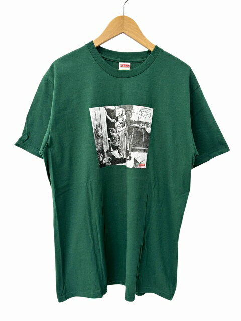 Rakuten - 【中古】シュプリーム SUPREME 18AW Mike Kelley Hiding From Indians Tee ハイディング フロム インディアンズ プリント 半袖Tシャツ M 緑 グリーン ブランド古着ベクトル 中古☆AA★260525 メンズ